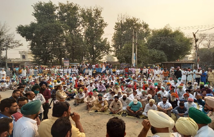 Yograj Singh Kisan Dharna