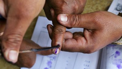 Manipur by election voting