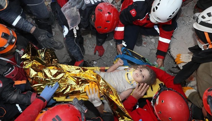 Turkey earthquake baby girl