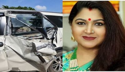Khushbu sundar car accident