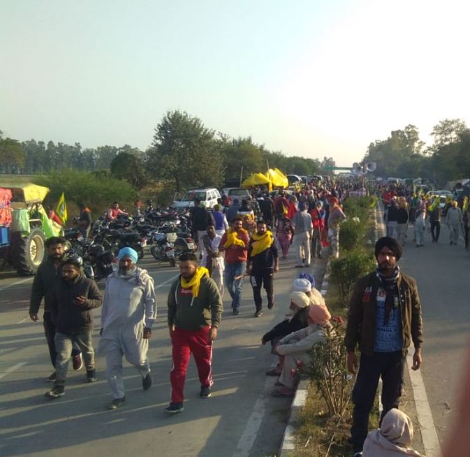Farmers protest punjab haryana