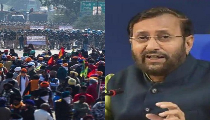 Javdekar tweet on farmers protest