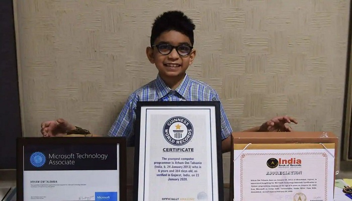 arham om talsania named in guinness record