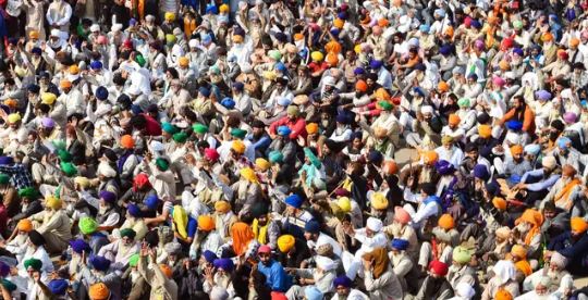 Farmers on Delhi Noida border