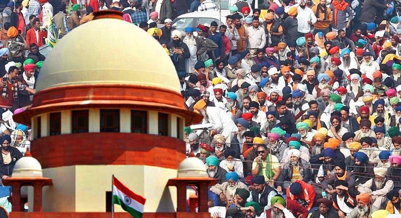 Supreme court hearing on farmer protest