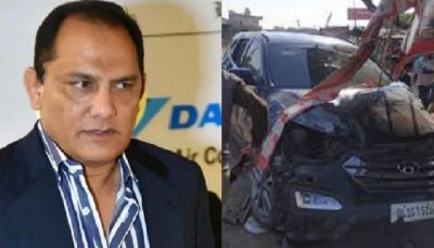 Mohammad azharuddin accident