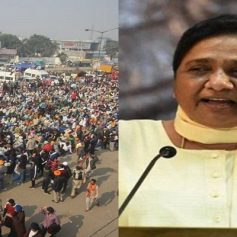 Mayawati supports farmers protest