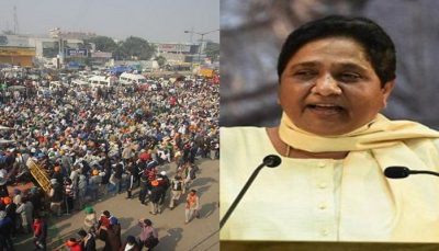 Mayawati supports farmers protest