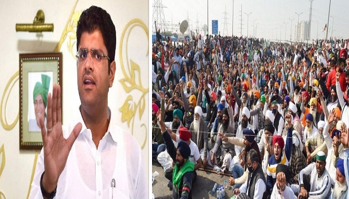 Farmers Protest Dushyant Chautala