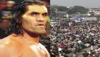 Farmer protest the great khali