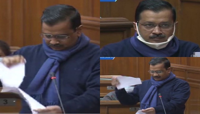 Cm kejriwal speaking in assembly