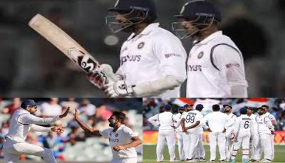 IND vs AUS Pink Ball Test Match Live Score