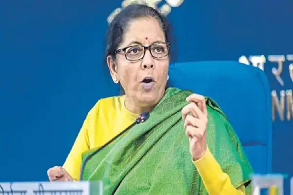 Finance Minister nirmala sitharaman