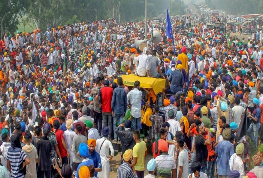 Rajnath Singh on farmers protest