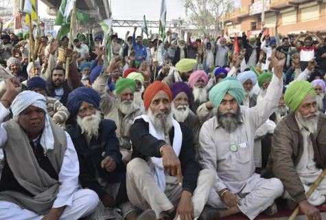 Farmers protest Delhi updates