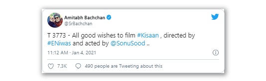 Sonu Sood's new film 'Kisan' 