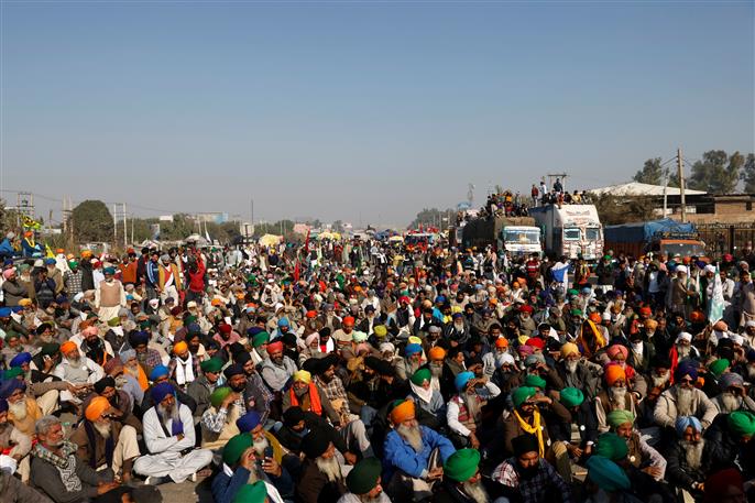 Ghazipur border farmers protest