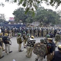 Delhi police action on tractor rally