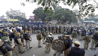 Delhi police action on tractor rally