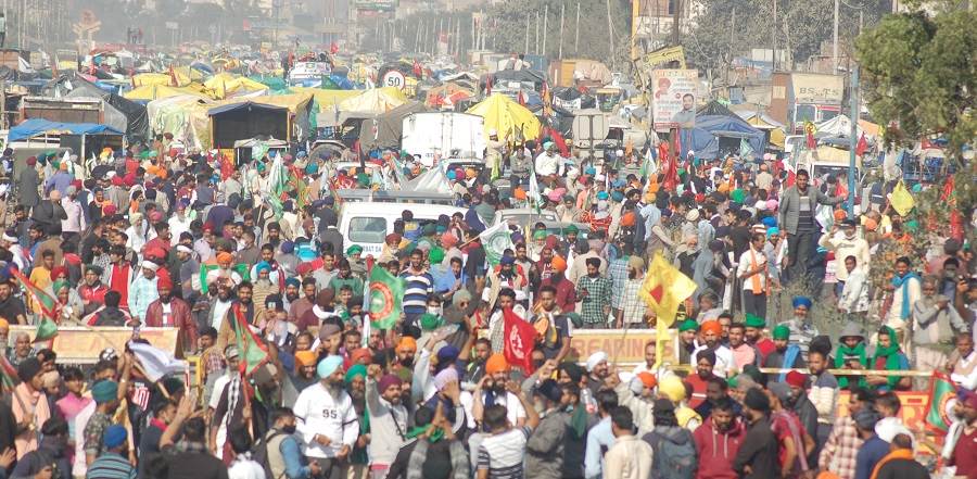 singhu border of delhi punss