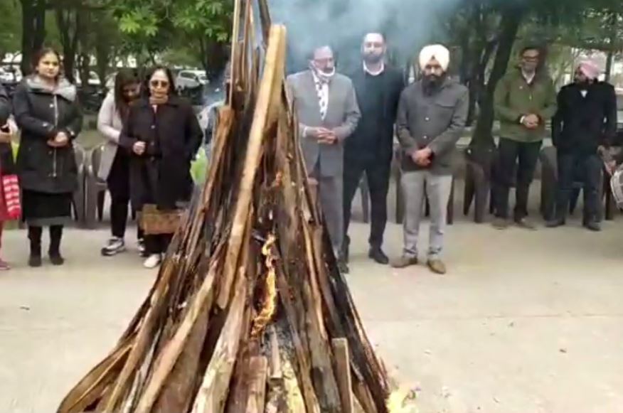 Judicial Court Complex celebrates lohri