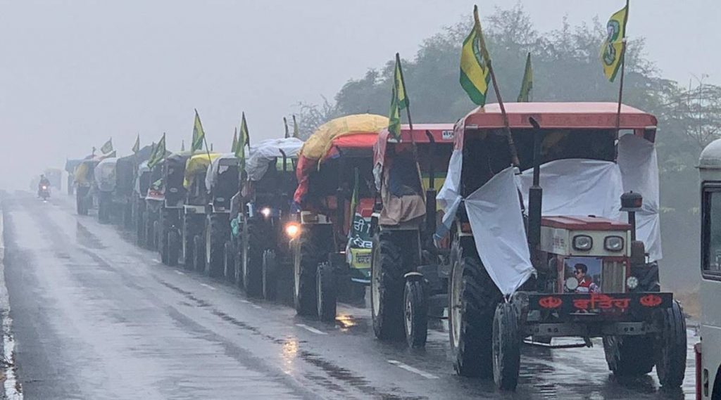 Farmers Tractor Rally Live Updates