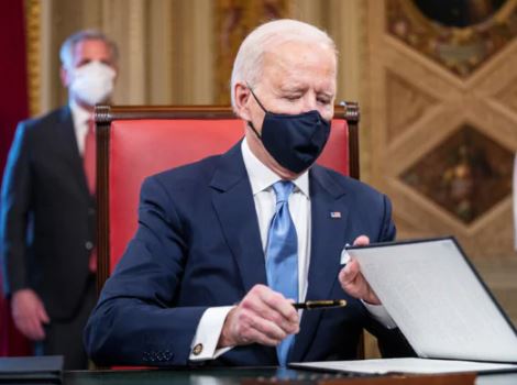 Biden Signs 17 Executive Actions