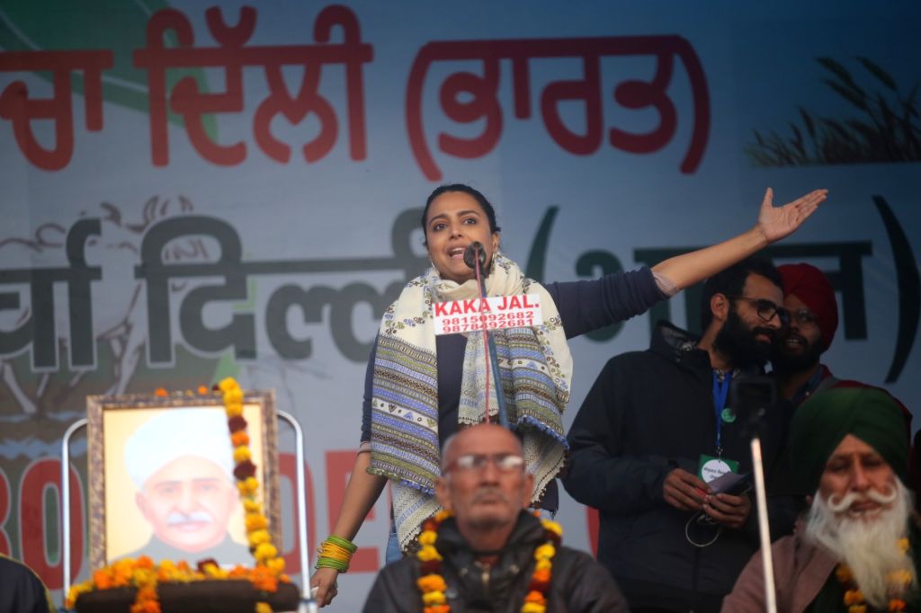 Swara Bhaskar on Tikri Border