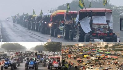 Delhi farmers protest live