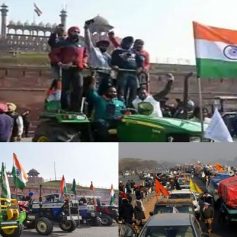 Tractor rally farmers protest