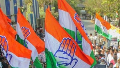 Congress march in Bhopal
