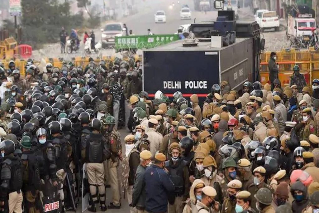 Delhi police action on tractor rally