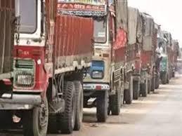 heavy vehicles delhi from night 22 and 25 january
