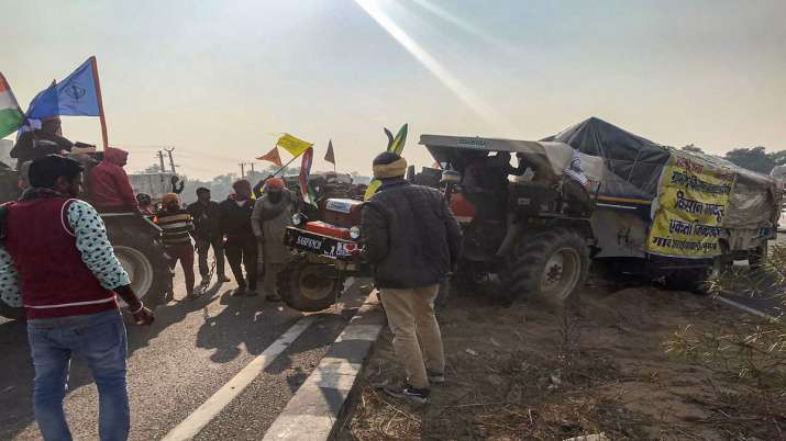 Farmers protest in rewari