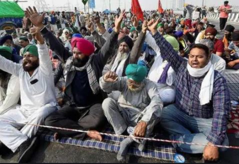 Farmers protest in rewari