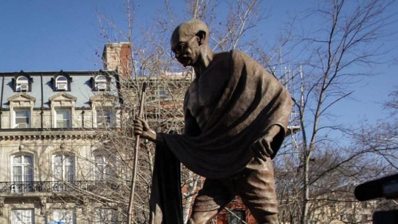 Mahatma Gandhi statue vandalised