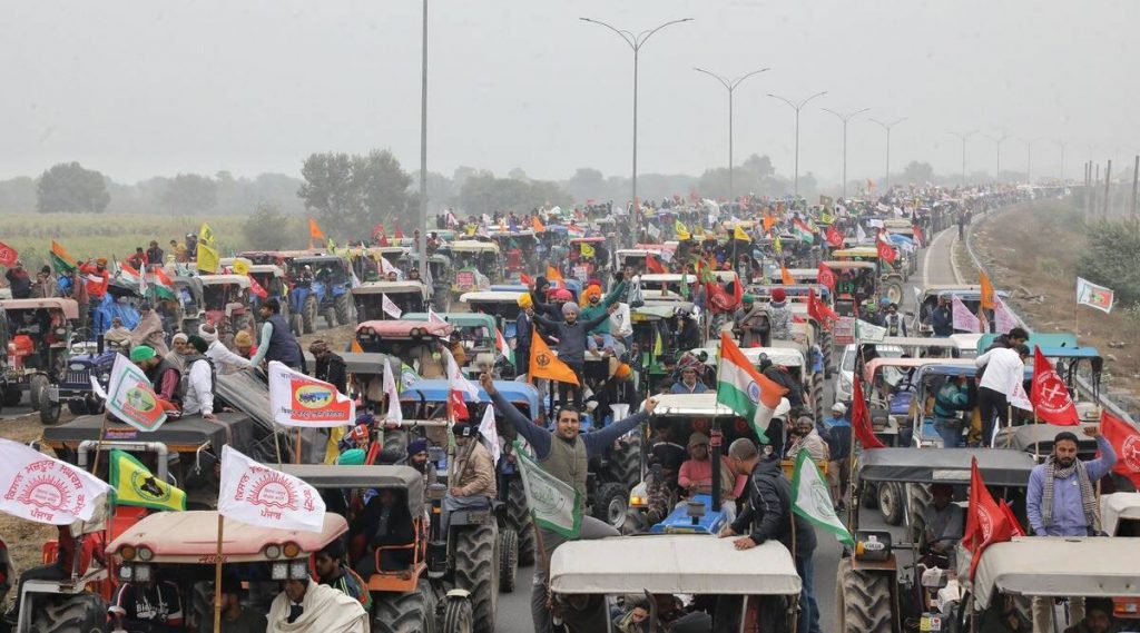 Farmers meeeting on singhu border