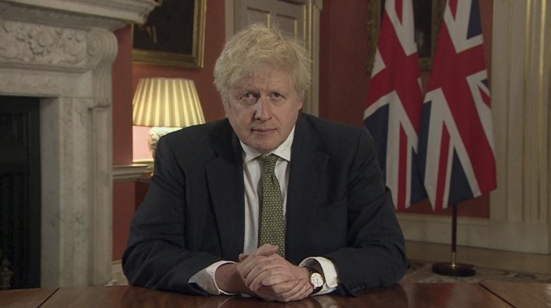 UK PM Boris Johnson announces