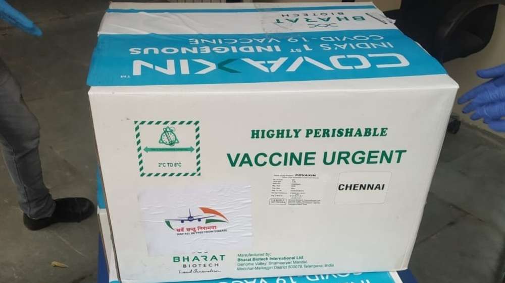 First consignment of Bharat Biotech Covid vaccine 
