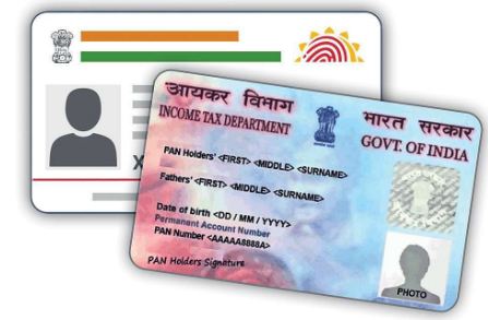 linking PAN with Aadhaar card