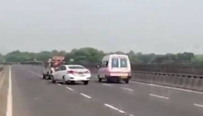 Tourists detained for overtaking
