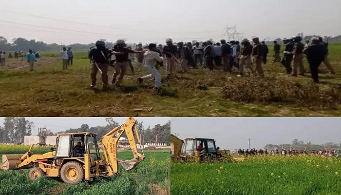 Gorakhpur link expressway bulldozer fired