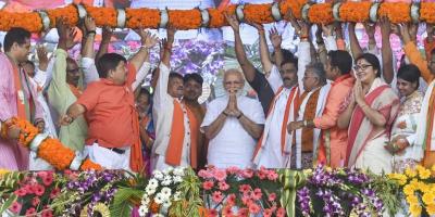 pm modi hold a bjp rally