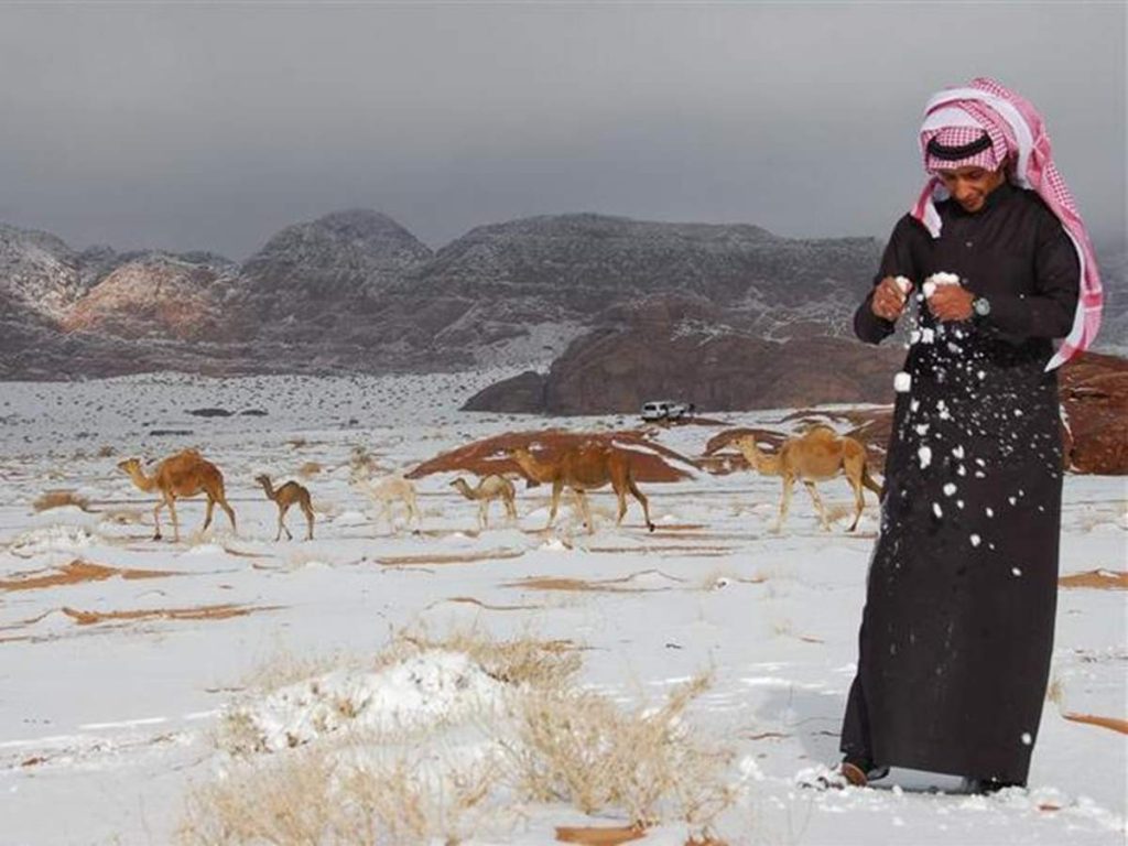 Saudi Arabia Snowfall