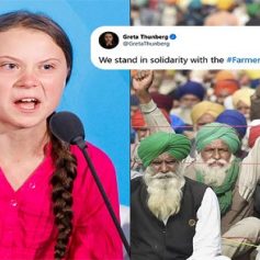 Greta thunberg comment on farmers protest