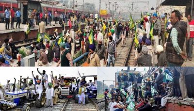 Farmers protest bharat bandh