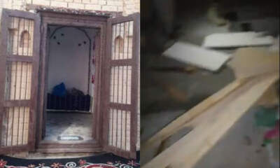 100 year old Hindu temple attacked