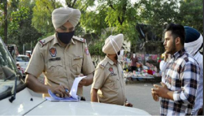 Punjab police conducted corona test