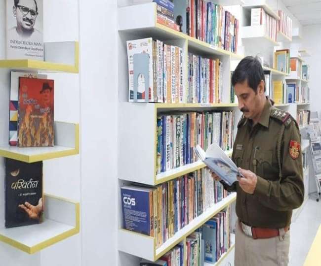Police station turns library