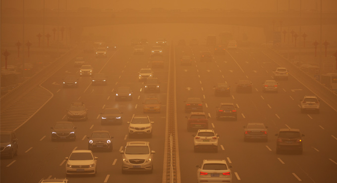 Sandstorm in China